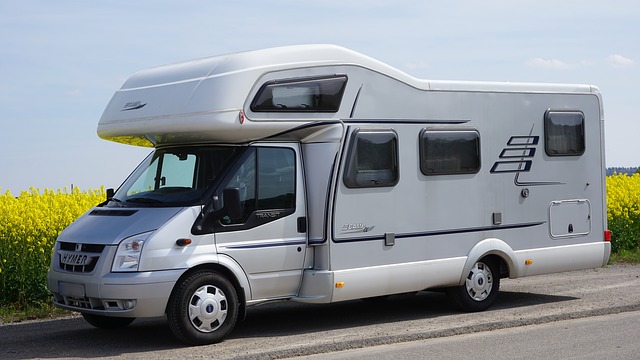 Hymer camper van